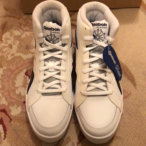 Reebok Shoes Reebok Classic White High Top Tennis Shoes Nib Poshmark